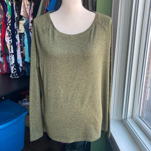 Women's Old Navy long sleeve Shirt, M, Olive Green